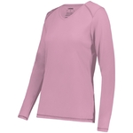 Ladies Super Soft-Spun Poly Long Sleeve Tee