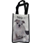 Laminated 2 Bottle Wine Tote Carrier Bag