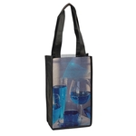 100 GSM PET 2 Bottle Wine Tote Bag