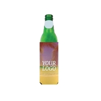 Full Color Slim Foam Bottle Cooler, 12 oz.