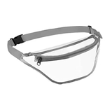 USA Inventory Stadium Approved 1 Zipper Clear Fanny Pack