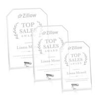 Polaris Clipped Rectangle Award - Silver