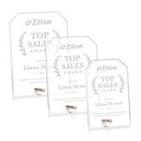 Polaris Clipped Rectangle Award - Gold
