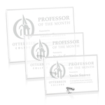 Polaris Rectangle (H) Award - Silver