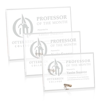 Polaris Rectangle (H) Award - Gold... from ASI 84592 St Regis Group / St Regis