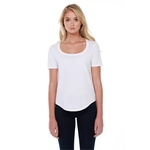 Womens Cotton U-Neck Tee