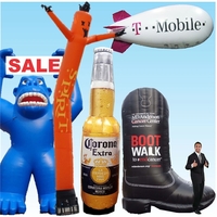 6' tall lightweight material printed custom made inflatable decoration.......