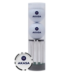 2 Golf Ball & Golf Tee with Poker Chip Golf Ball Marker Tube