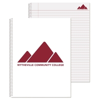 Composition coil notebook with 40 ruled sheets and logo on every... from ASI...