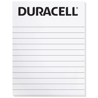 Scratch pad with 25 sheets of 50 lb. white offset paper... from ASI 50873...