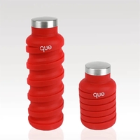 20 oz. collapsible water bottle with distinctive spiral design ad a... from...
