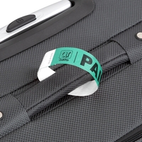 10" x 3/4" and 10" x 1" Tyvek adhesive luggage tags.... from ASI 62088...