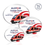 Mosaic Oval VividPrint™ Award - Silver