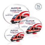 Mosaic Oval VividPrint™ Award - Gold