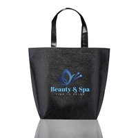 15.5" x 13.5" non-woven metallic tote bag with customization.... from ASI...