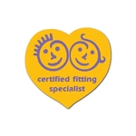 Full Color 50 Mil Name Badge (2.125"x2.25") Heart