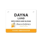Full Color Name Badge w/ Personalization (3"X4") Square