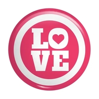 USA Made Round Celluloid Button (1")