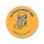 Screen Printed Poly Write-on Tag (3") Round