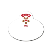 Name badge with arch top, pen and pin fastener.... from ASI 59080 Halls &...