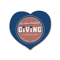 2.125" x 2.25" name badge with a heart-shape, pen and a... from ASI 59080...