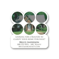 Re-Stick-It Decal (3"x3") Square W/3 Bumps