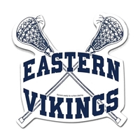 White vinyl decal with a repositionable adhesive backside.... from ASI 59080...