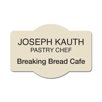 Deluxe Plastic Name Badge