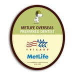 Vinyl Label (3.8"x3.22") Oval