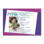 Vinyl Label Calendar (3.5"x5") Rectangle Square Corners