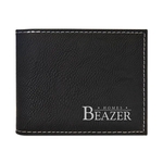 Leatherette RFID Blocking Bifold Wallet with Flip ID Display