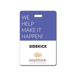 Screen Printed Poly Write-on Tag (2.5"x3.75") Rectangle