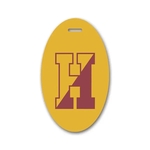 Screen Printed Poly Write-On Tag - Oval