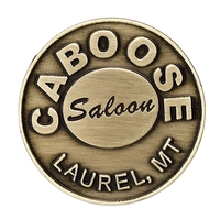 Custom Ball Marker Antique Metal Finish