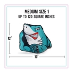 Medium Size 1 Full Color Life-Like Pillow