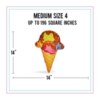 Medium Size 4 Full Color Life-Like Pillow