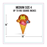 Medium Size 4 Full Color Life-Like Pillow