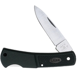 Black Synthetic Lockback