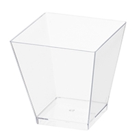 Plastic Square Cup/Bowl