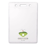 PureClear™ Vertical Credit-Card Size PVC-Free Badge Holder