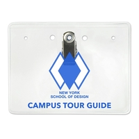 Economical clip-on viny badge holders are ideal for short-time use at... from...