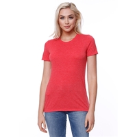 Womens Triblend Crew Neck Tee
