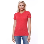 Womens Triblend Crew Neck Tee