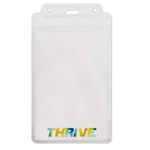 Vertical 1-Pocket Event-Size Badge Holders with Tuck-In Flap