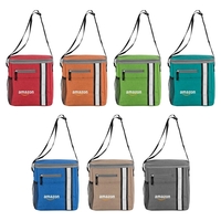 300 denier polyester lunch tote with insulated PEVA lining, multiple...