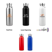 20oz Powder Coated SipTek Vacuum Seal Bottle w/ Steel Top... from ASI 99030...