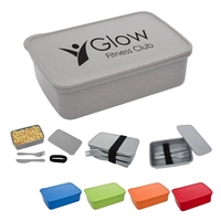 Utensil set with a fork, knife, and straw inside of a... from ASI 61125 Hit...