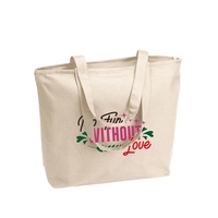 12 oz. 100% heavy cotton canvas, 10" handle drop... from ASI 41511 Brainchild...