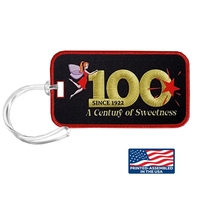 Full Color 4CP Dye Sub Luggage Tag with Merrow Border