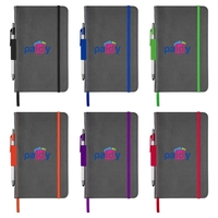 Journal with 80 lined sheets, a gray thermal PU cover, and... from ASI 88060...
